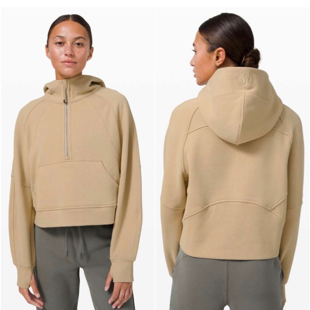 Lululemon Half Zip Scuba Hoodie - Trench